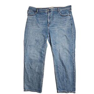 Abercrombie & Fitch Ankle Straight High Rise Jeans Women Size 35/20R